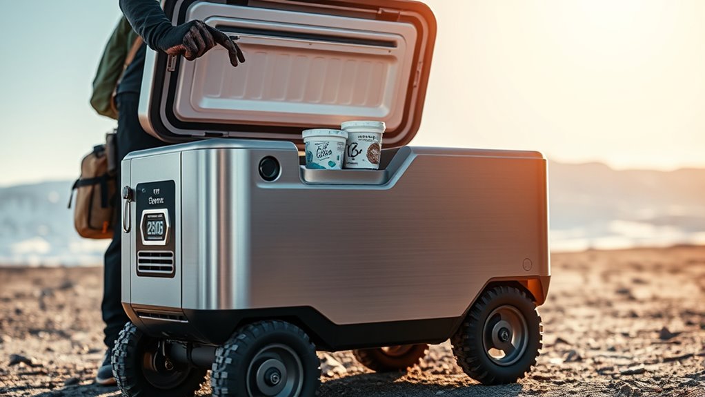 premium ice cream delivery coolers