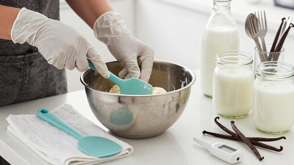 prevent cross contamination during preparation