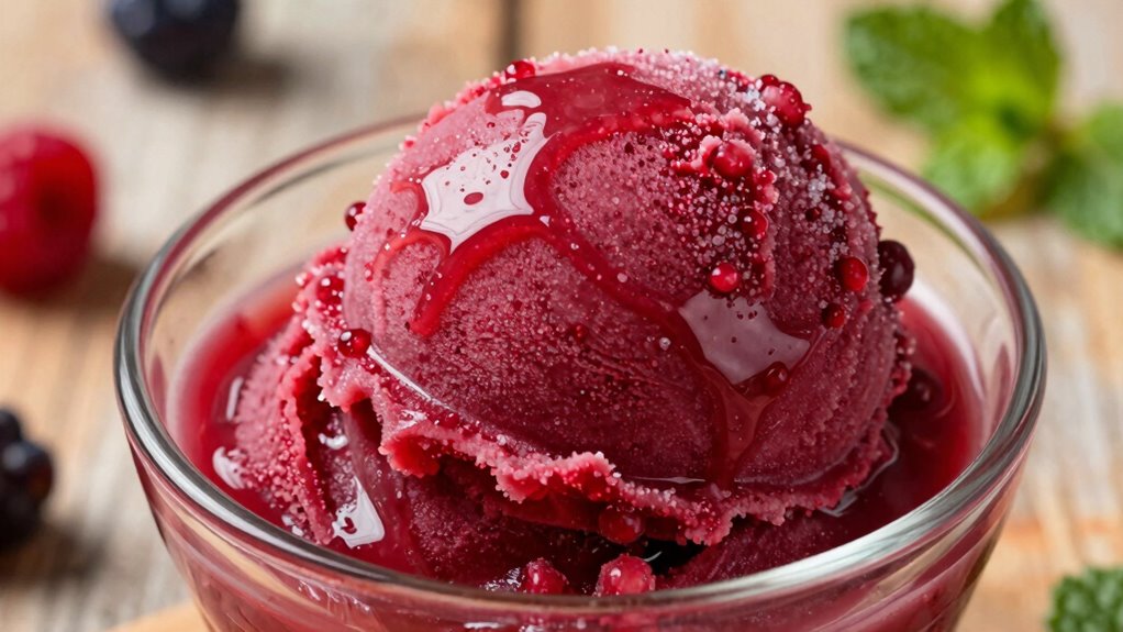 prevent icy sorbet texture