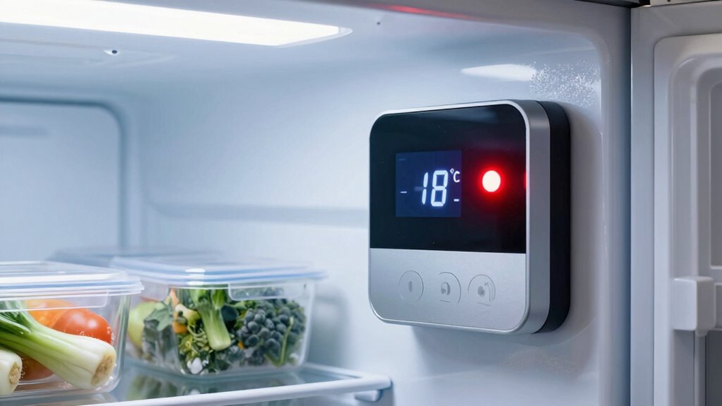 proper freezer alarm placement