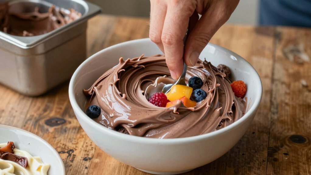 proper homemade gelato freezing