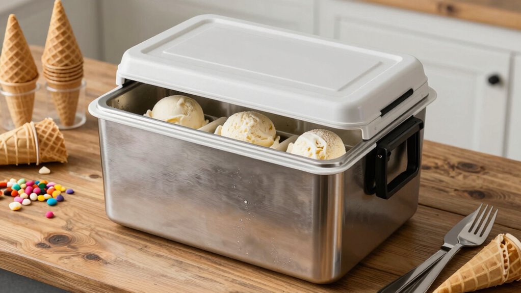 proper ice cream packing