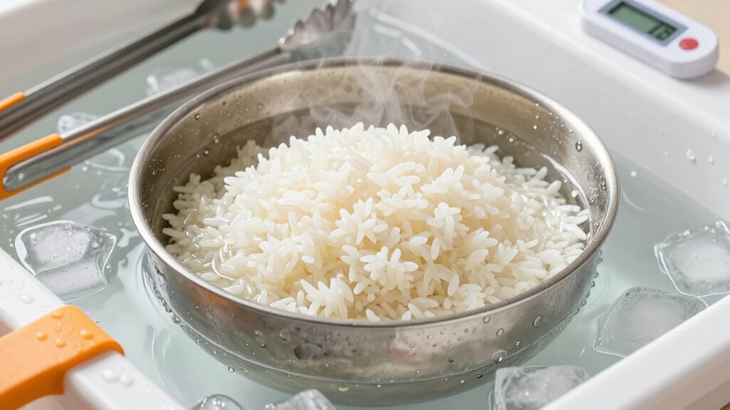 rapid cooling prevents bacteria