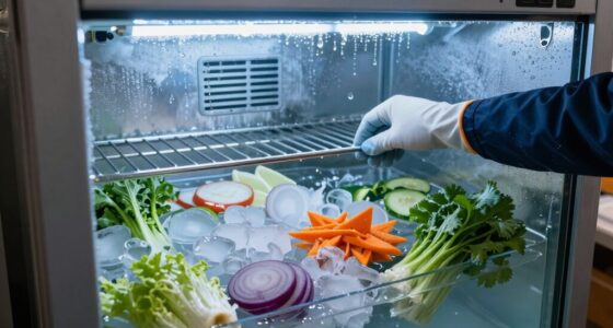 regularly check cabinet temperature