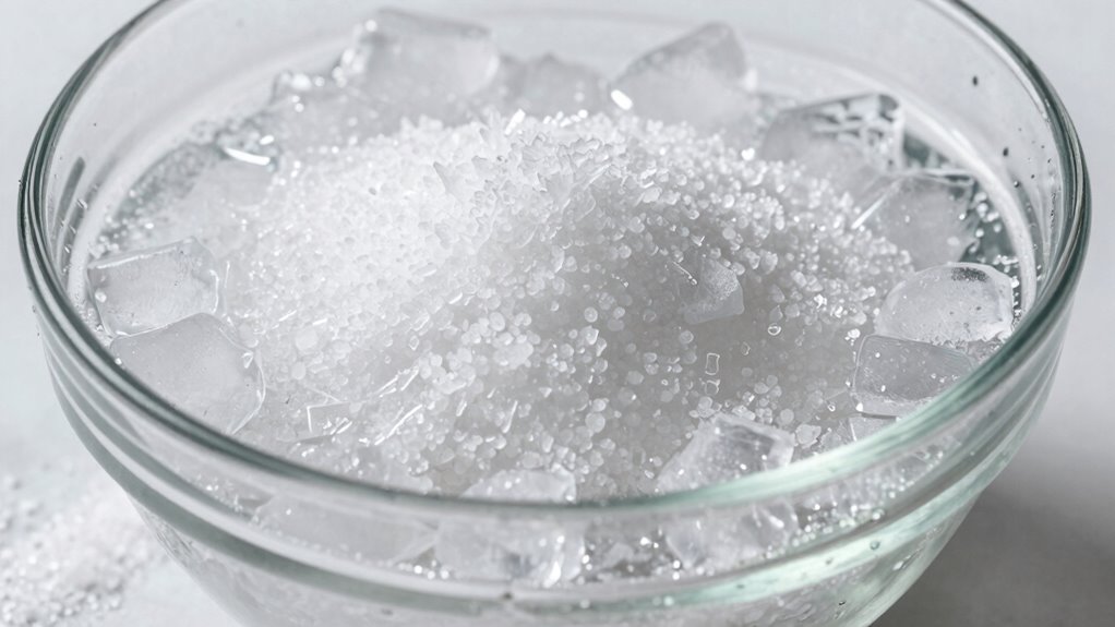 salt lowers ice temperature