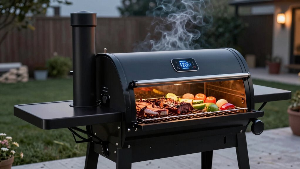 smart wifi pellet smoker