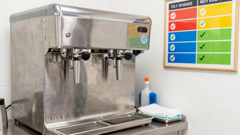 soft serve cleaning routine