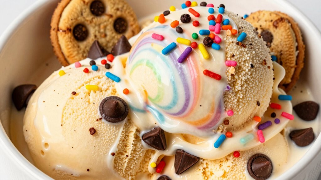swirl layer evenly distribute