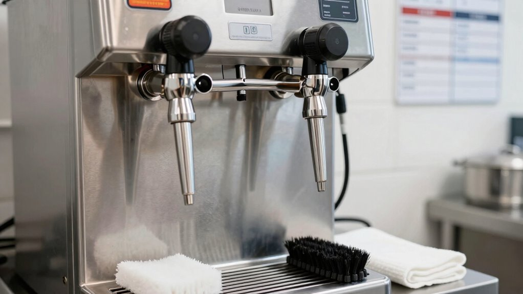 thorough cleaning and maintenance