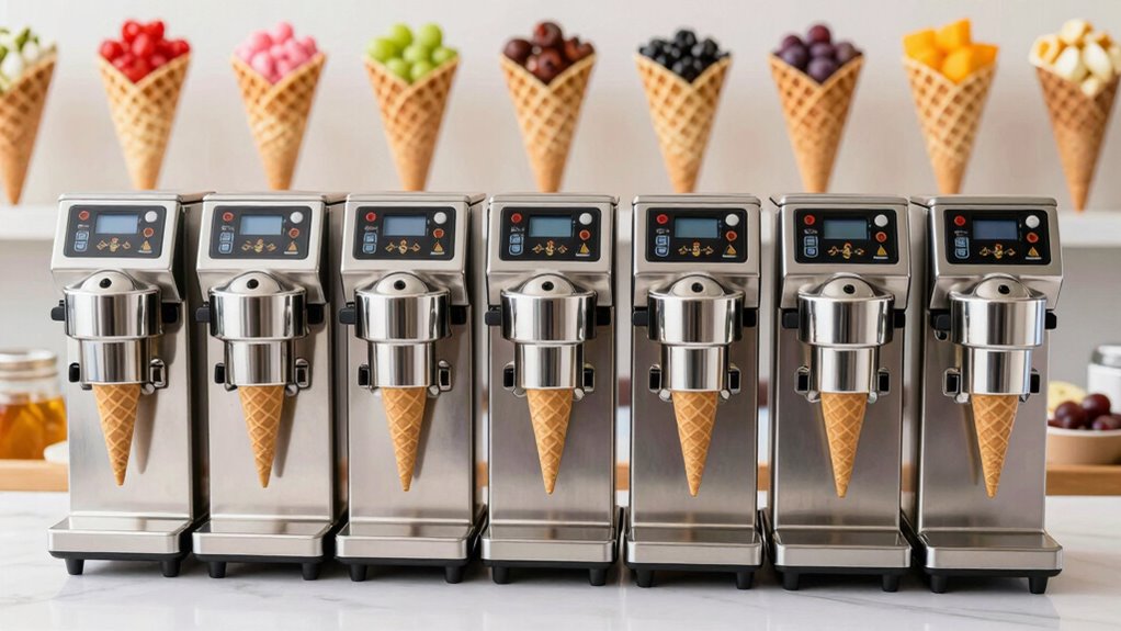 top double waffle cone makers