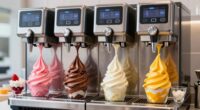 top dual flavor frozen yogurt machines