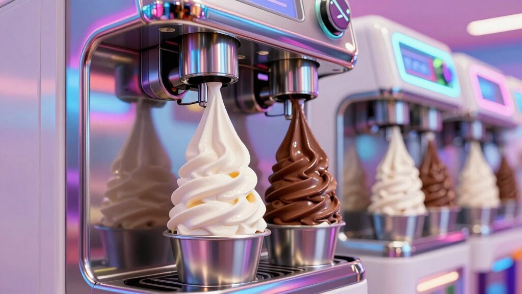 top dual flavor soft serve machines