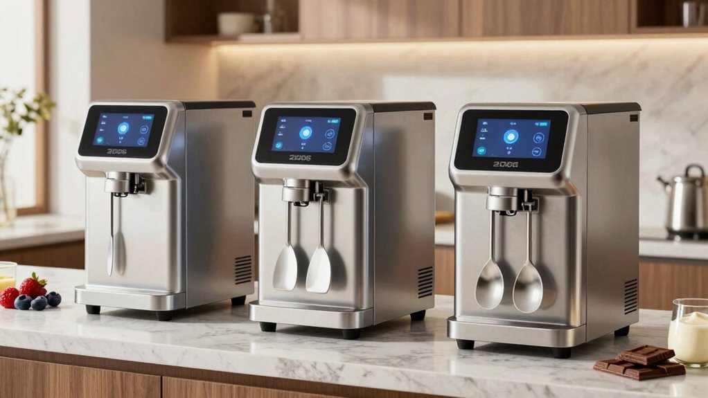 top dual paddle ice cream makers