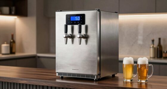 top dual tap kegerators