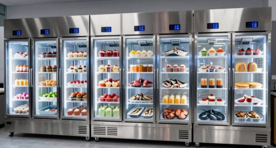 top freezer dipping cabinets