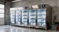 top garage chest freezers