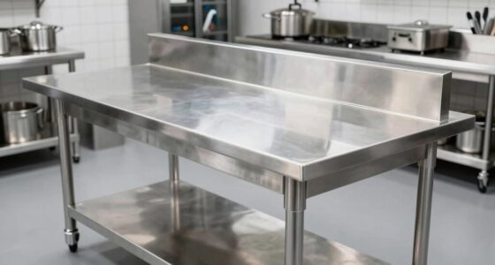 top heavy duty stainless steel prep tables