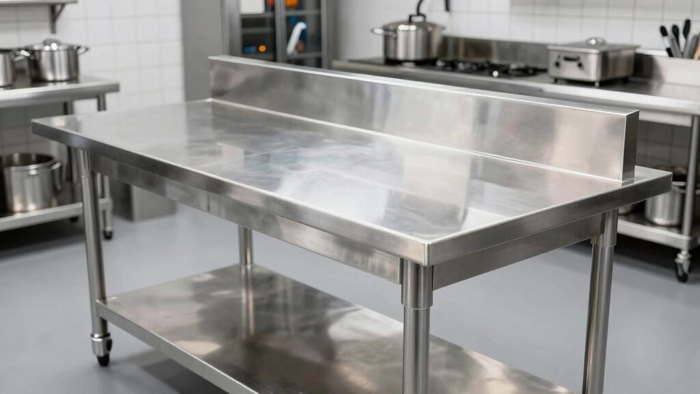 top heavy duty stainless steel prep tables