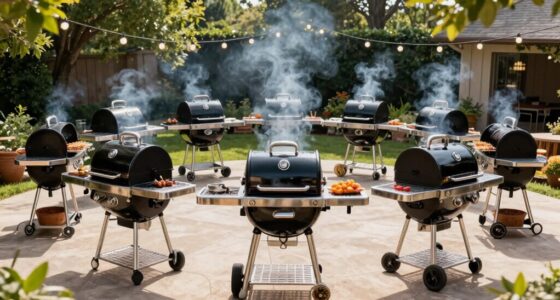top high capacity charcoal grills