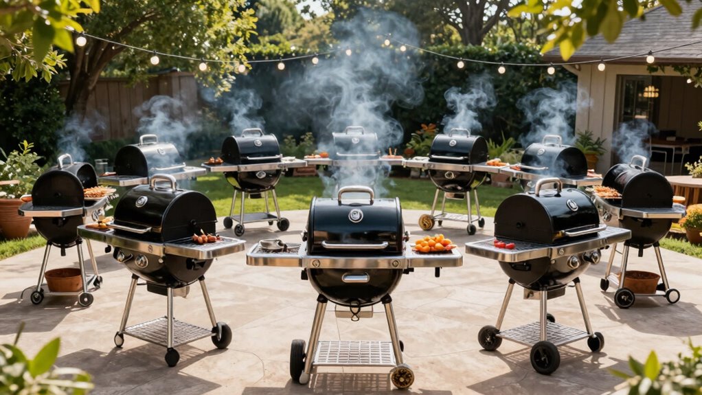 top high capacity charcoal grills