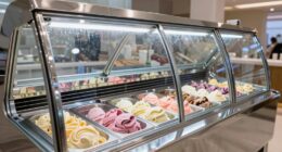 top ice cream dipping cabinets