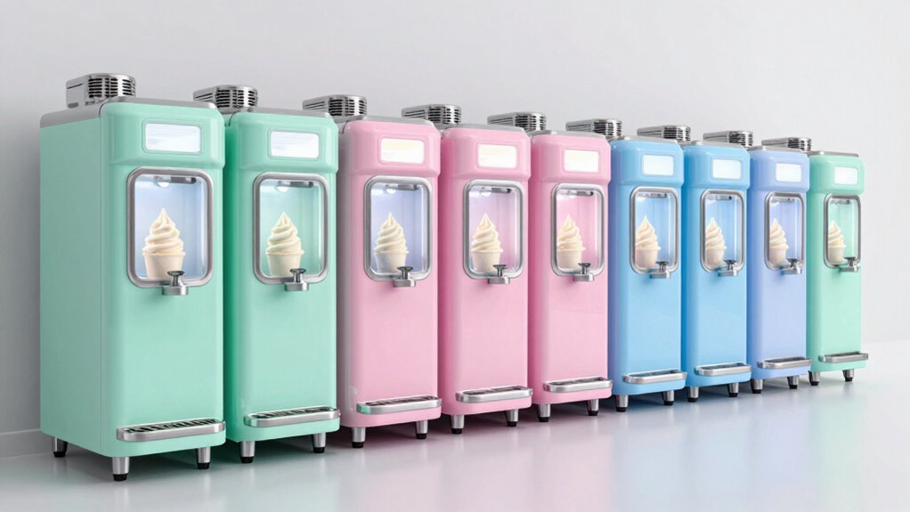 top low noise frozen yogurt machines