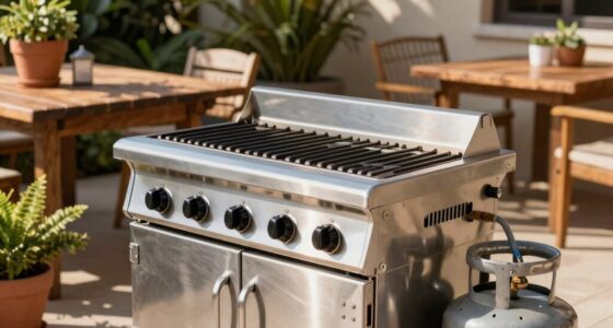 top patio propane side burners