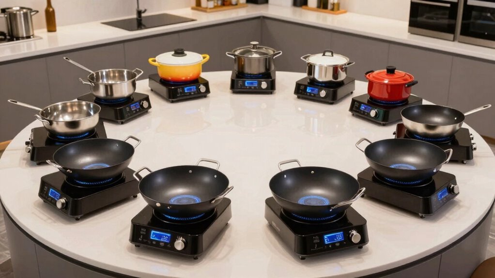 top portable induction wok burners