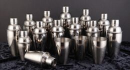 top stainless cocktail shakers