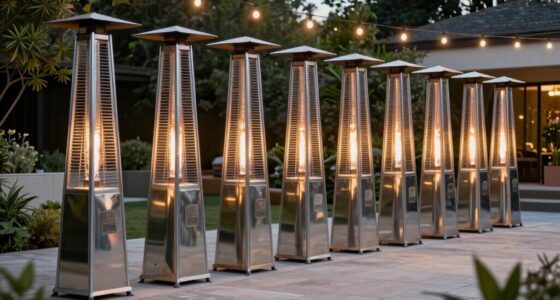 top stainless patio heaters