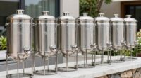 top stainless steel beverage tubs