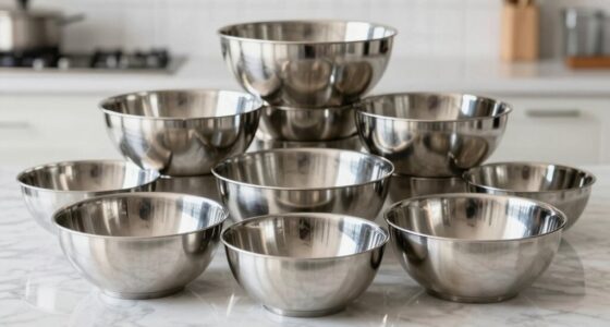 top stainless steel bowl sets