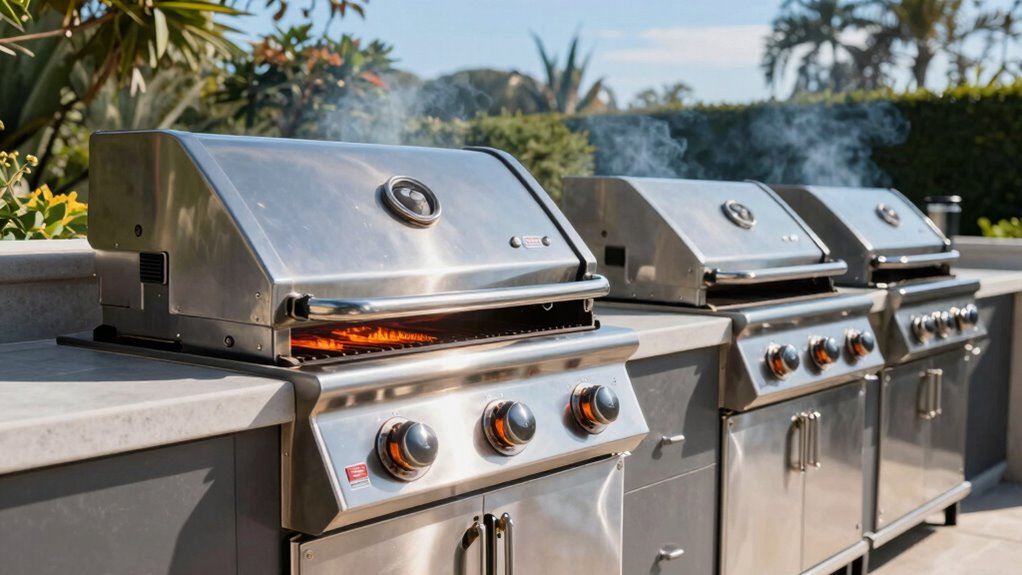 top stainless steel grills