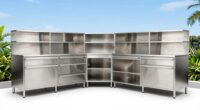 top stainless steel outdoor cabinets
