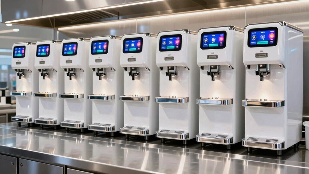 top touch panel soft serve