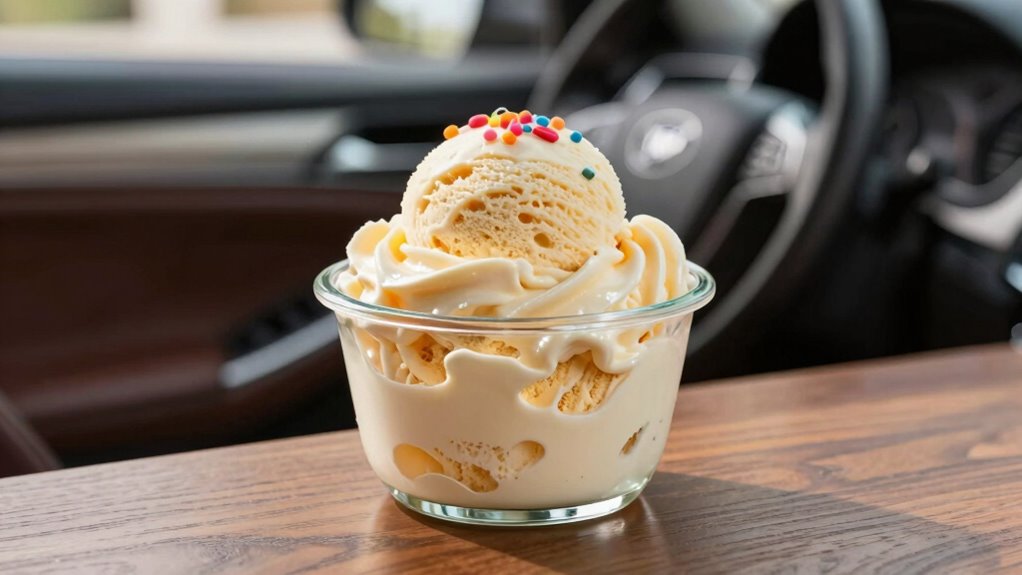 use insulated ice cream container