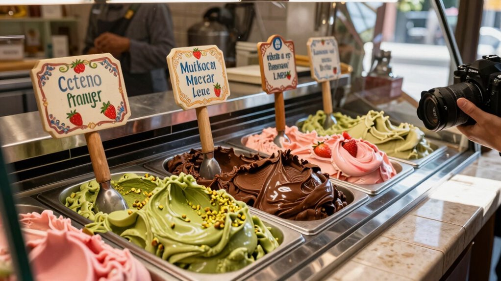 visit authentic local gelaterias