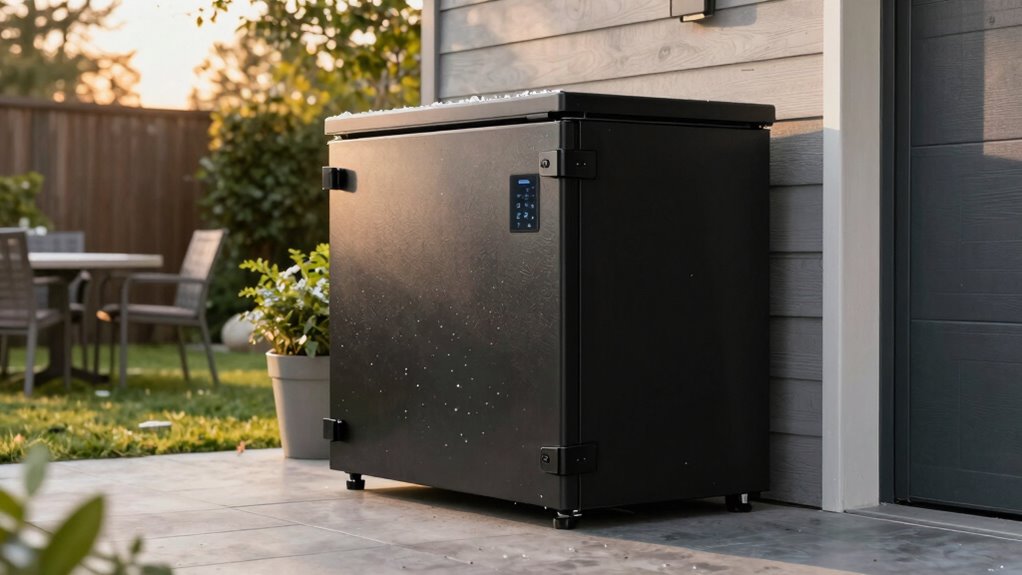 weatherproof efficient spacious freezer