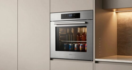 adequate space for built in beverage centers