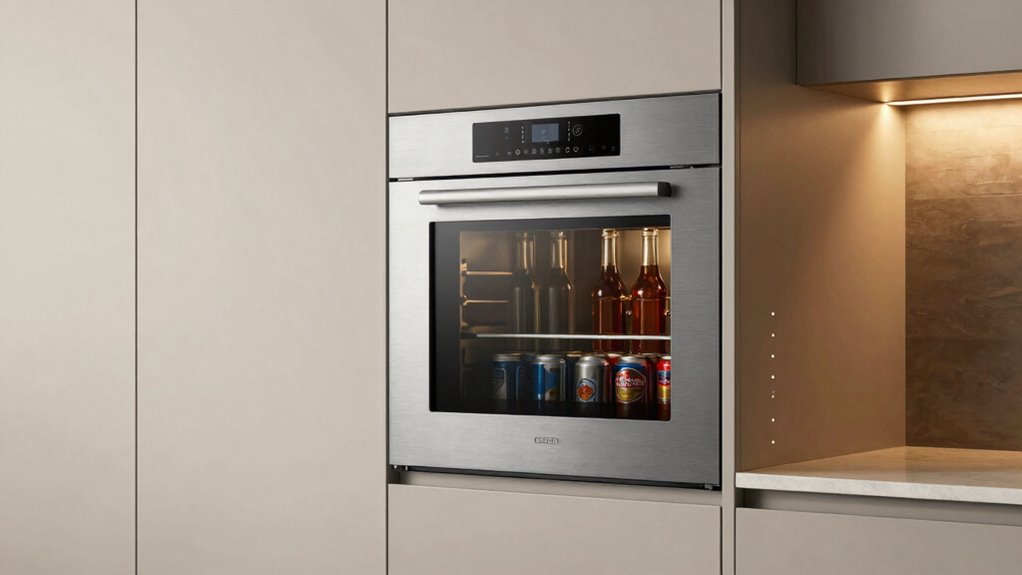 adequate space for built in beverage centers