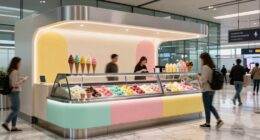 airport gelato bars popularity