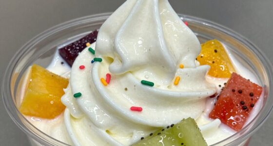 altered frozen yogurt composition