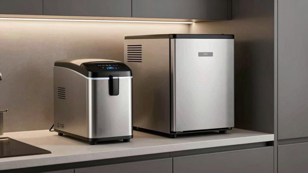 countertop vs undercounter ice makers