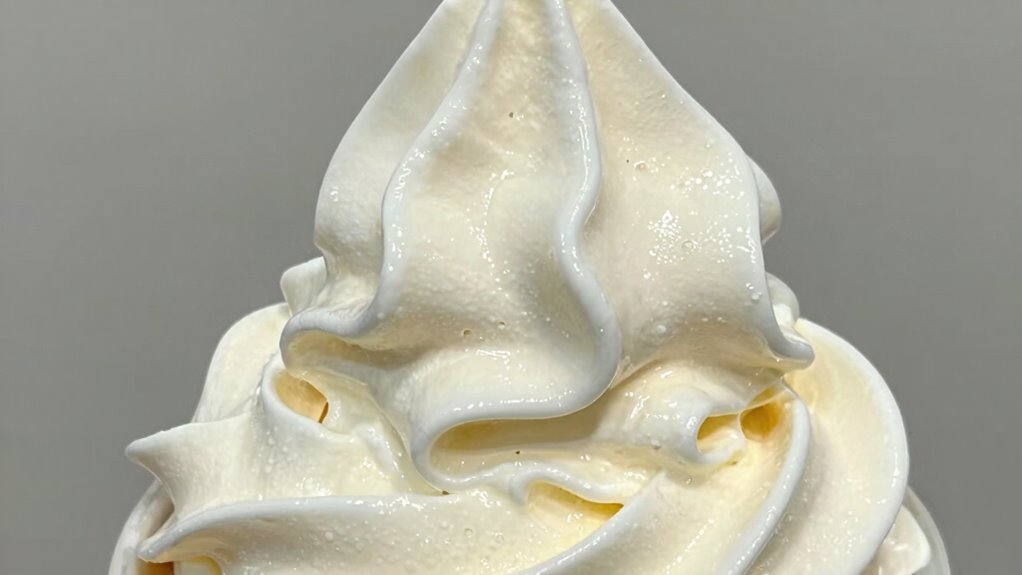 creamy aerated stabilized ice