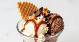 crunch enhances sundae enjoyment