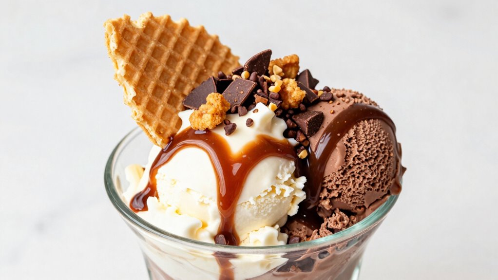 crunch enhances sundae enjoyment