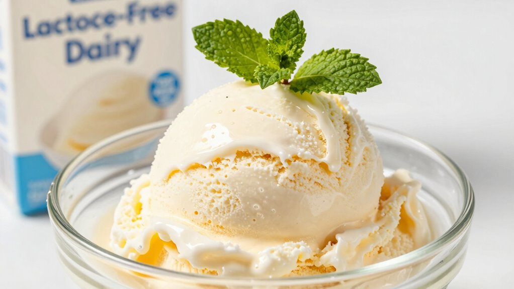dairy based lactose free ice cream
