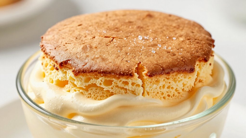 delicate airy frozen dessert