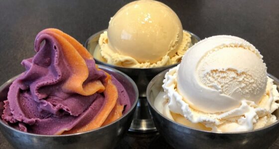 different frozen dessert bases