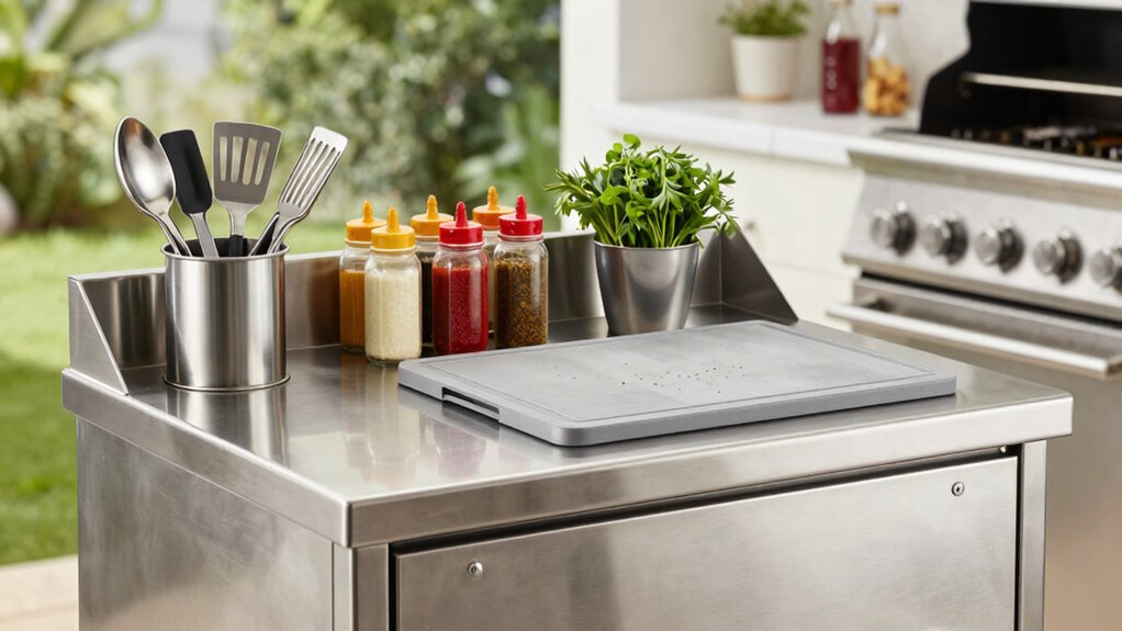 efficient grill station setup